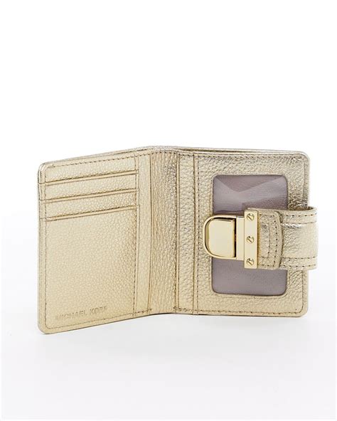 michael kors gold mens wallet|men's bifold wallets with photo.